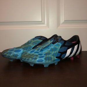 Adidas Predator LZ FG Black/Blue/Pink (Size 11)